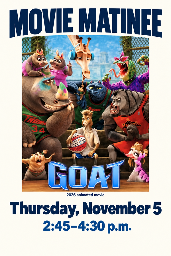 GOAT Movie Matinee poster